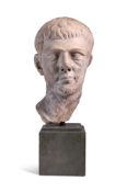 A FRAGMENTARY HEAD OF A NOBLEMAN, ROMAN, JULIO-CLAUDIAN PERIOD AND LATER