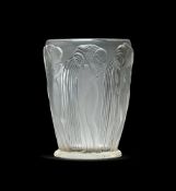 RENÉ LALIQUE (FRENCH, 1860-1945); 'DANAIDES' VASE; DESIGNED IN 1926; PRE-1945