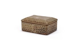 λ SHIMAOKA TATSUZO (JAPANESE 1919-2007); LIDDED BOX