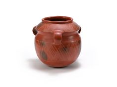 λ SIDDIG EL NIGOUMI (SUDANESE/BRITISH 1931-1996); TRI-HANDLED POT