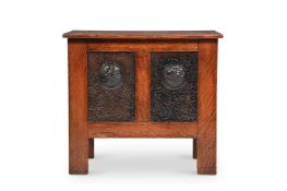 SHAPLAND & PETTER (BRITISH); ARTS & CRAFTS FIRESIDE BOX; CIRCA 1900