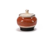 λ INGER ROKKJAER (DANISH 1934-2008); LIDDED POT