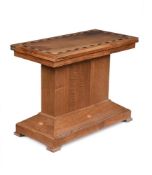 DAVID LINLEY (BRITISH, BORN 1961-); A BESPOKE CARD TABLE; 1986