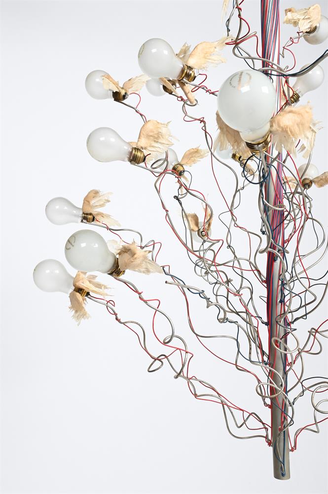 INGO MAURER (GERMAN, 1932-2019); 'BIRDS BIRDS BIRDS' CHANDELIER: DESIGNED 1992 - Image 2 of 3