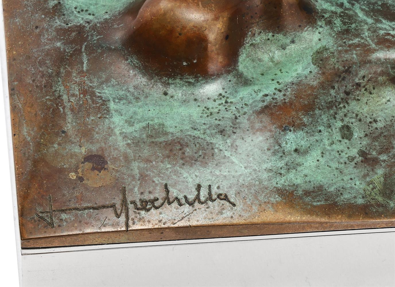 LORENZO FRECHILLA DEL REY (SPANISH, 1927-1990); SCULPTURAL BOX WITH HINGED LID; 20TH CENTURY - Image 3 of 4
