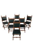 IN THE MANNER OF A W N PUGIN; SIX VICTORIAN CHAIRS IN THE GOTHIC REVIVAL STYLE; CIRCA 1860
