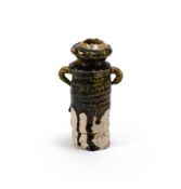 λ KOIE RYOJI (JAPANESE 1938-2020); 'ORIBE' STYLE FLOWER VASE