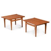 FINN JUHL (DANISH, 1912-1989) PAIR OF TABLES; MODEL NO. 535; CIRCA 1960
