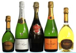 NV Mixed Lot of Grande Marque Champagne