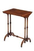 AN EARLY VICTORIAN MAHOGANY CENTRE TABLE, BY T & G SEDDON, CIRCA 1840