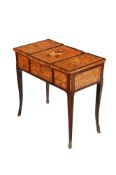 A LOUIS XV MARQUETRY POUDREUSE OR DRESSING TABLE, FRENCH, MID 18TH CENTURY