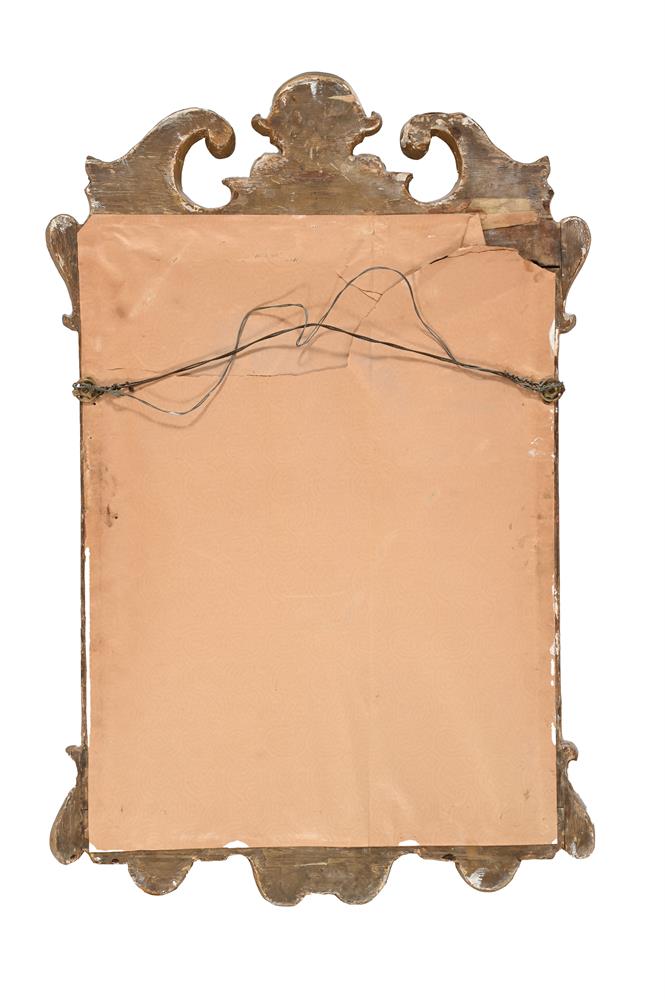 A CARVED GILTWOOD WALL MIRROR, 19TH CENTURY, IN GEORGE II STYLE - Image 2 of 2