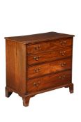 A GEORGE III CHEST OF DRAWERS, LATE 18TH CENTURY