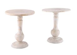 A PAIR OF ITALIAN ALABASTER LOW OCCASIONAL TABLES, LATE 20TH CENTURY