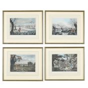AFTER ROBERT HAVELL JUNIOR, A SET OF FOUR SHOOTING/HUNTING SCENES