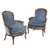 A PAIR OF CARVED BEECH FAUTEUILS, FRENCH, 18TH CENTURY