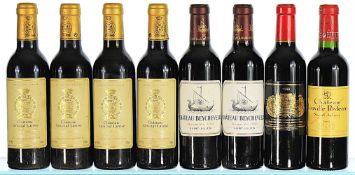 A Fine Mixed Lot of 1995/2004 Bordeaux (Halves)