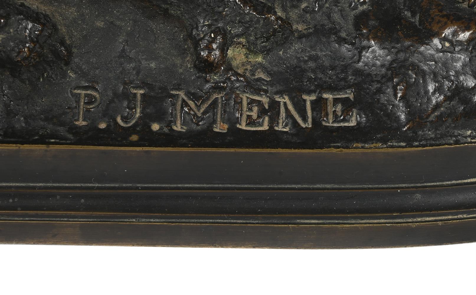 PIERRE-JULES MÊNE (1810-1871), AN ANIMALIER BRONZE 'CHIEN ÉPAGNEUL' - Image 3 of 3
