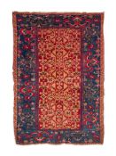 A TURKEY RUG OF 'LOTTO' DESIGN, approximately 160 x 118cm
