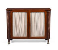 A GEORGE IV MAHOGANY SIDE CABINET OR BOOKCASE, CIRCA 1825
