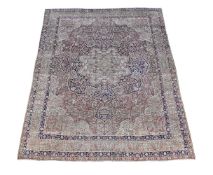 A LAVER KIRMAN CARPET, LATE 19TH CENTURY, approximately 475 x 344cm