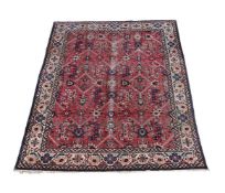 A TABRIZ CARPET, CIRCA 1920, approximately 377 x 279cm