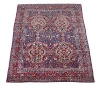 AN ISFAHAN CARPET, CIRCA 1900, approximately 305 x 223cm