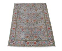 AN USHAK CARPET, 20TH CENTURY, approximately 361 x 269cm