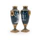A PAIR OF MINTON PÂTE SUR PÂTE TWO HANDLED VASES, BY ALBOIN BIRKS, EARLY 20TH CENTURY - Image 3 of 4