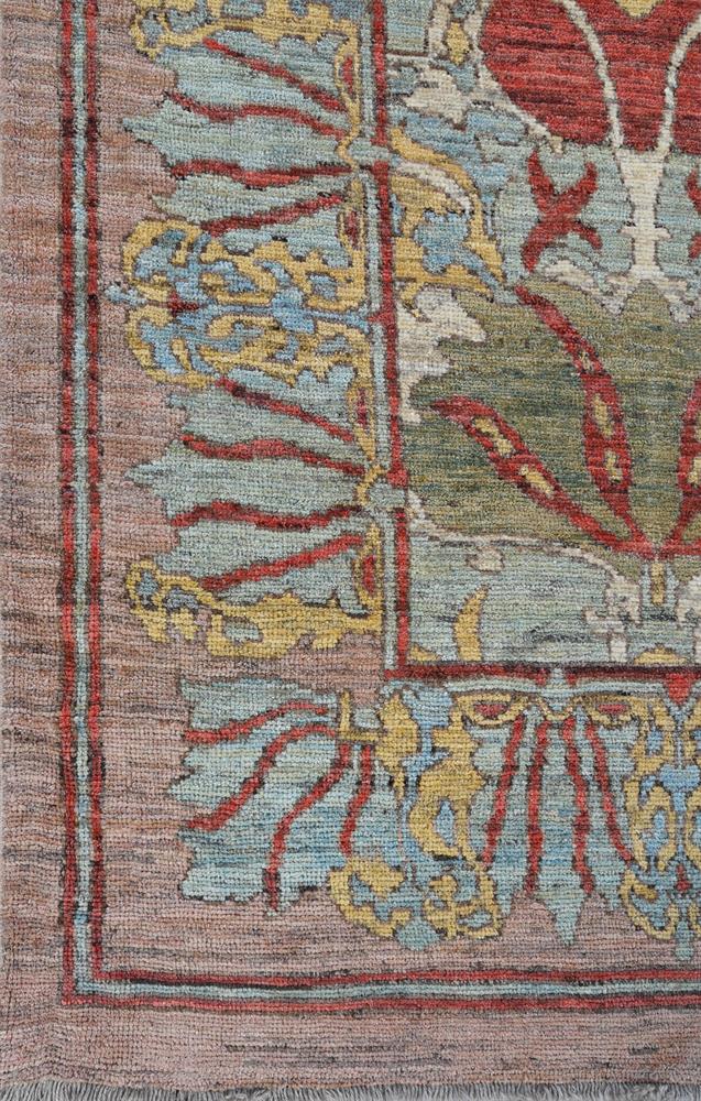 AN USHAK CARPET, AFTER DESIGNS BY C. F. A. VOYSEY, approximately 442 x 354cm - Image 3 of 3