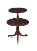 A REGENCY MAHOGANY DUMB WAITER, ATTRIBUTED TO GILLOWS, CIRCA 1820