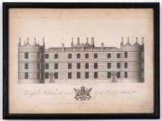 Miller (Tobias Martin) and others . Four elevations of country houses, including Longford, …
