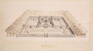London (George), After. Design for the upper section of the great parterre at Longleat, Wiltshire, …