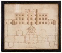 Kent (William), After. East Front of Esher Place in Surrey [together with] West Front of Esher …