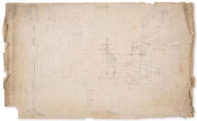 English School (circa 1830s) Detailed interior study of the House of Commons, St Stephen's Chapel, …