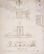 Tatham (Charles Heathcote) The grotto at Wanstead Park, Essex, built by Lord Tylney, sketched on …