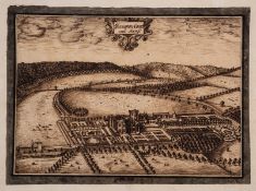 Whittell (William) Hampton Court com: Heref:, pen and ink, [c. 1700]