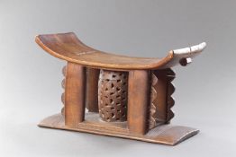 AN OLD EXAMPLE OF AN ASHANTI STOOL, GHANA