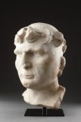 AN OVER LIFE-SIZE ROMAN MALE PORTRAIT HEAD OF CONSTANTINE THE GREAT (C.272 - 337), EARLY 4TH CENTURY