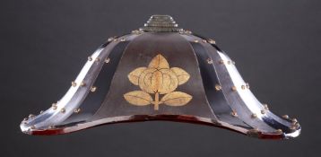 A GOOD 'JINGASA' HELMET, CIRCA 1750-1850