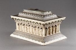 A RARE EMBRIACHI SARCOPHAGUS 'WEDDING' CASKET, 15TH CENTURY