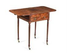 Y A REGENCY MAHOGANY PEMBROKE GAMES TABLE, CIRCA 1815