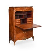 Y A LOUIS XV KINGWOOD AND TULIPWOOD SECRETAIRE A ABATTANT, MID 18TH CENTURY