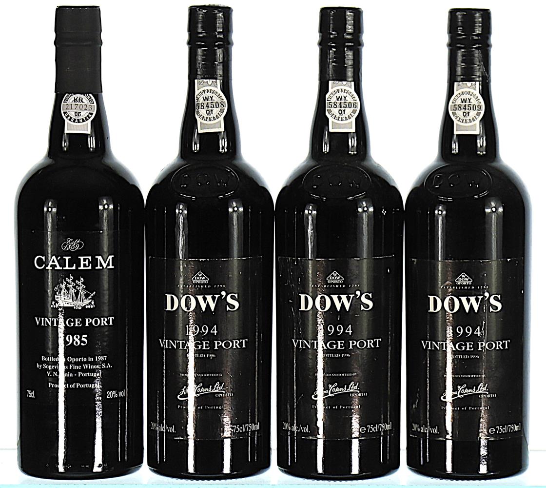 1985/1994 Mixed Lot of Dow's and Calem Vintage Port