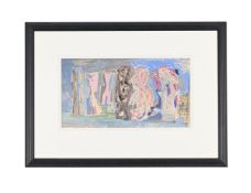 λ WILLIAM GEAR (BRITISH 1915-1997), PINK FIGURES