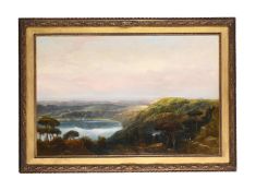 FOLLOWER OF CARLO LABRUZZI, VIEW OF LAKE NEMI