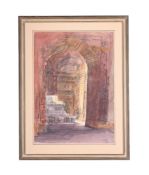 λ TEDDY MILLINGTON-DRAKE (BRITISH 1932-1994), CHURCH INTERIOR