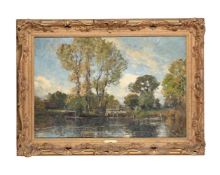 JOSE WEISS (19TH CENTURY), THE RIVER TEST