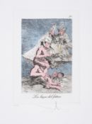 λ Salvador Dalí (1904-1989), Los buzos del Futuro, plate 70 from Les Caprices de Goya de Dalí …