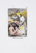 λ Salvador Dalí (1904-1989), Melancolia sordida, plate 69 from Les Caprices de Goya de Dalí (Field …